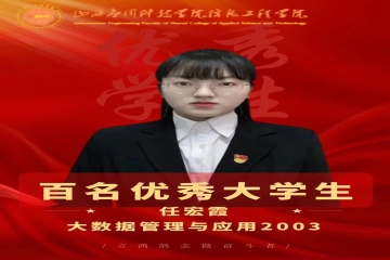 榜样的力量 | 百名优秀大学生事迹——任宏霞