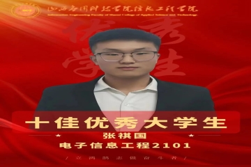 榜样的力量丨十佳优秀大学生--张祺国