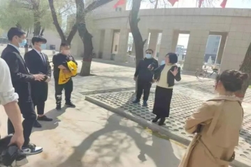 严守疫情防控防线 落实落细防控措施——副书记白艳芬特写