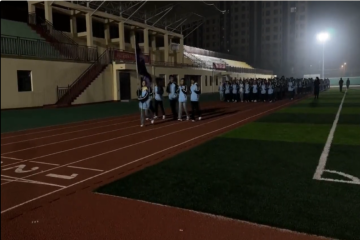 口号铿锵步履齐，书记领跑展风采