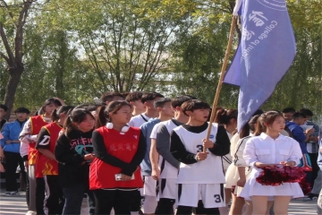 信息工程学院积极参加我校一年一度的“兴航杯”篮球赛
