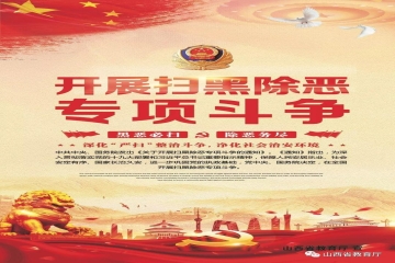开展扫黑除恶专项斗争