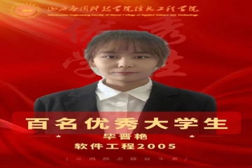 榜样的力量丨百名优秀大学生--毕晋艳