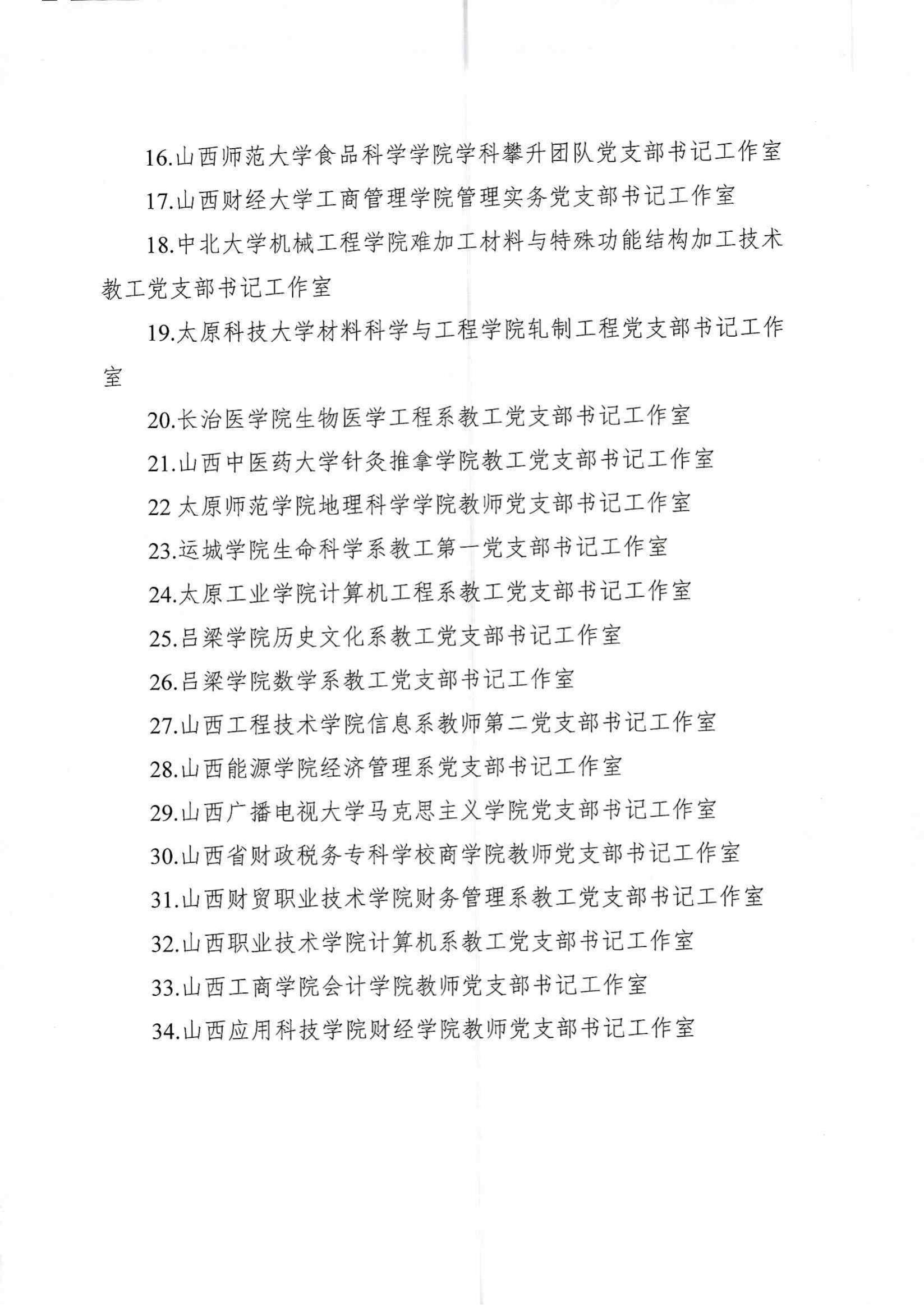 关于公布首批高校“双带头人”教师党支部书记工作室建设名单的通知(1)_03